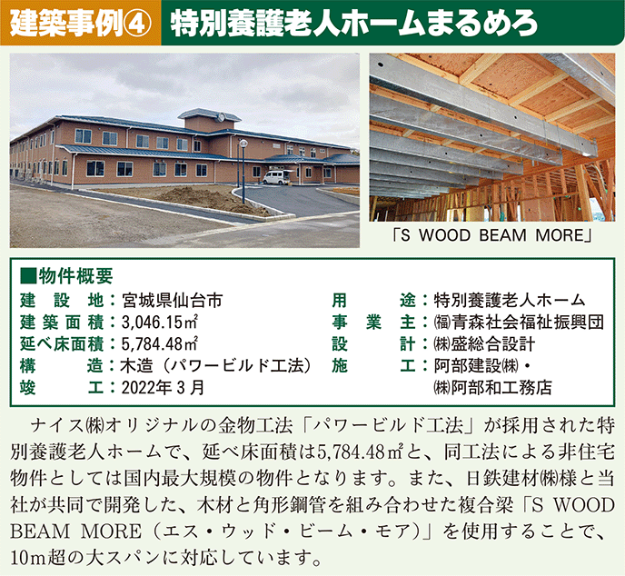 建築事例④特別養護老人ホームまるめろ