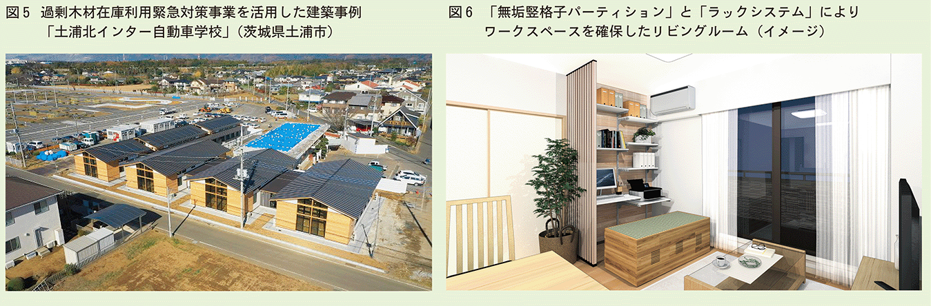 建設事例土浦北インター　リビングルームイメージ